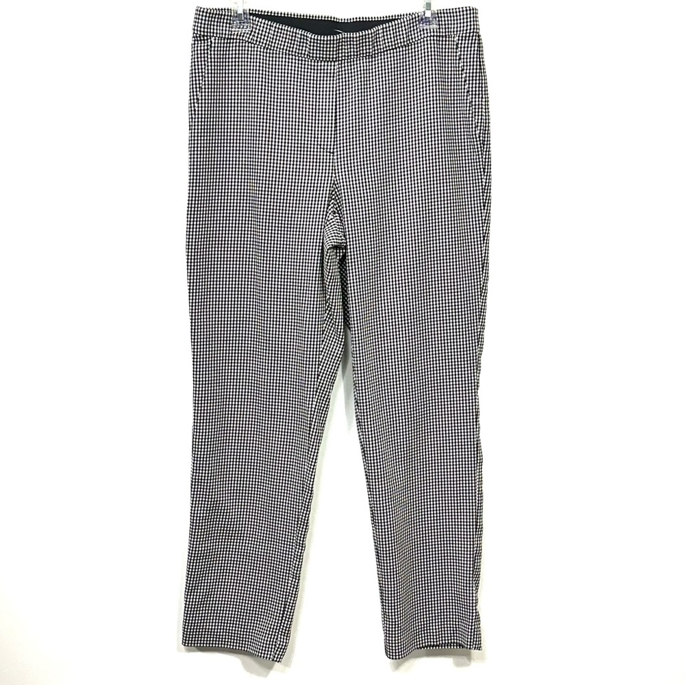J. Jill Wearever Collection Smooth Fit Slim Leg Houndstooth Pull-On Pants - Picture 2 of 9
